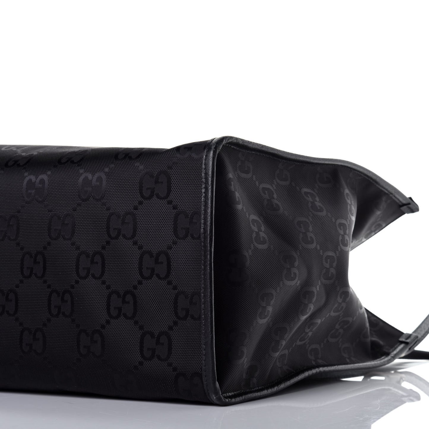Econyl Nylon Monogram Large Off The Grid Tote Bag Black
