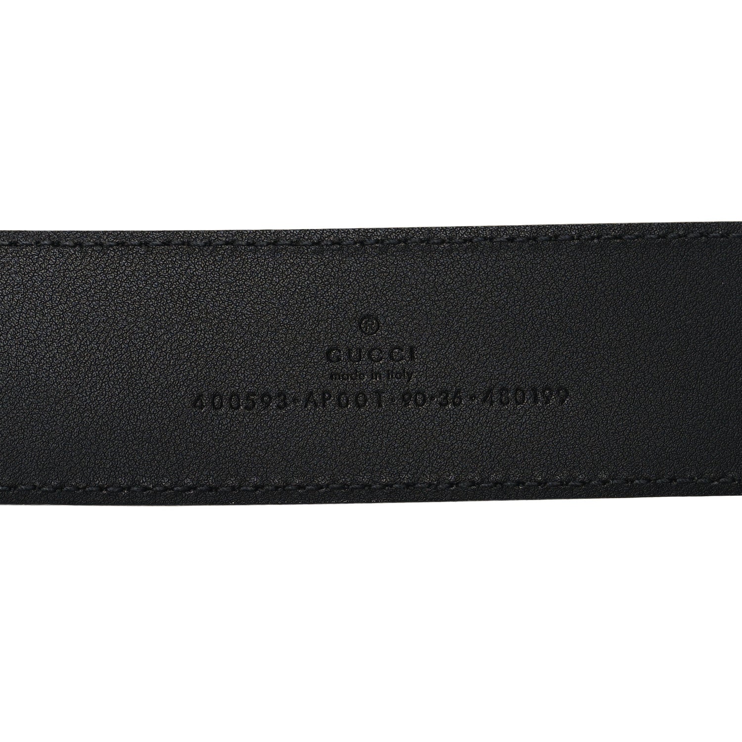 Gucci Calfskin Double G 40mm Belt 90 36 Black 5 of 5