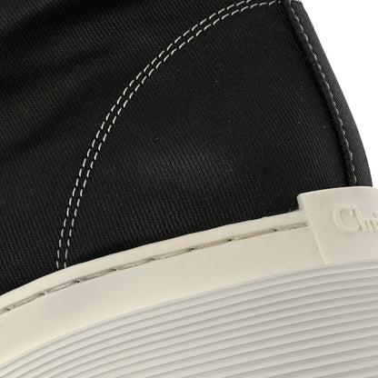 Christian Dior Technical Fabric Calfskin Womens D-Rise 35mm Tall Boots 37.5 Black White 6 of 10