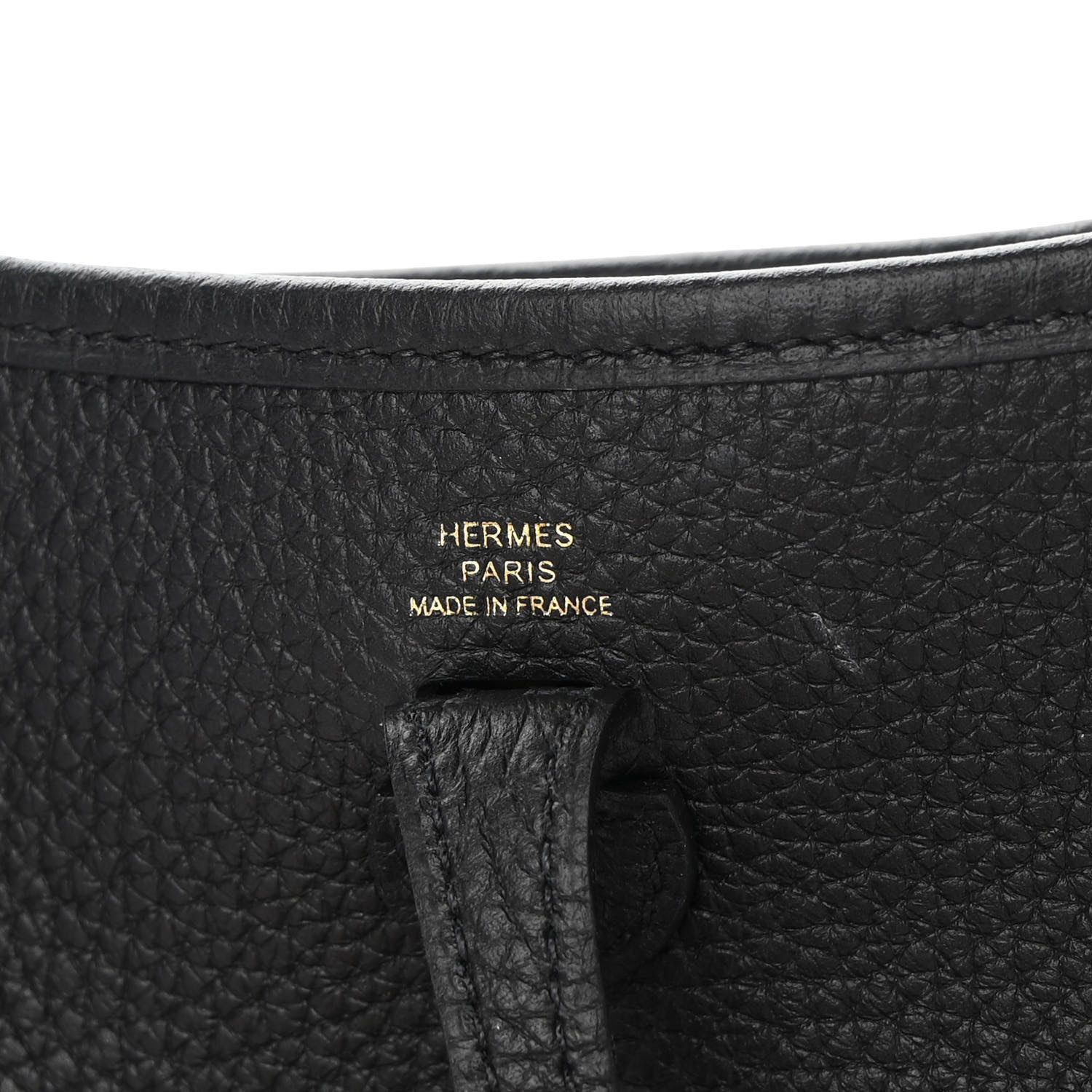 Hermes Taurillon Clemence Evelyne TPM Black 6 of 13