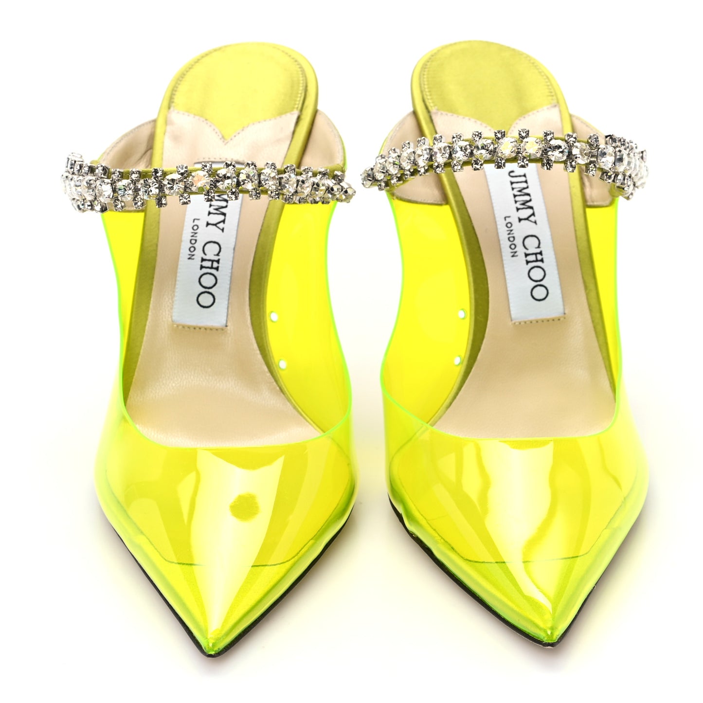 Plexi Crystal Bing 100 Pumps 39 Neon Yellow
