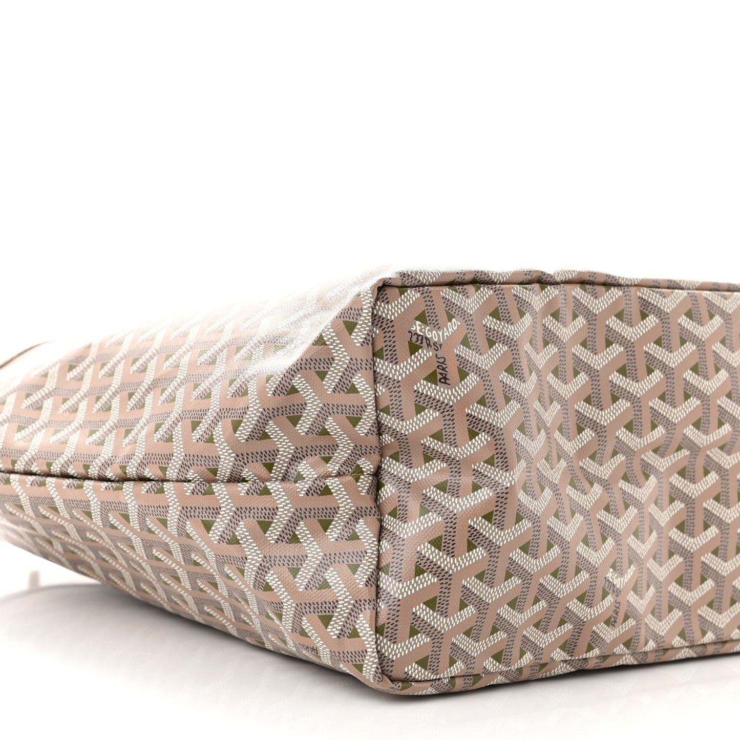 Goyardine Saint Louis Claire Voie PM Grege Khaki