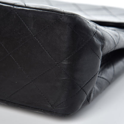 Chanel Lambskin Quilted Jumbo Single Flap Black 15 of 18