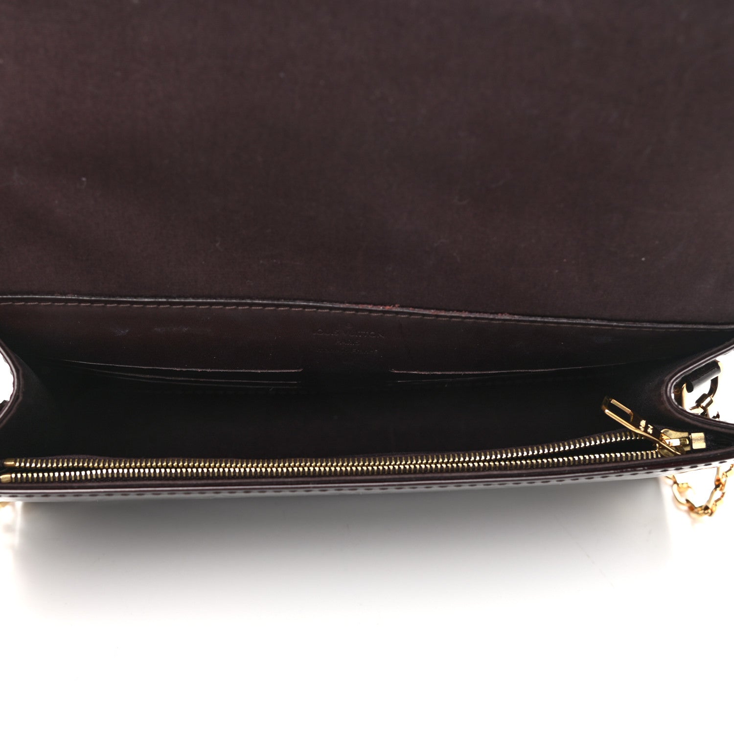 Louis Vuitton Vernis Ana Clutch Amarante 5 of 9