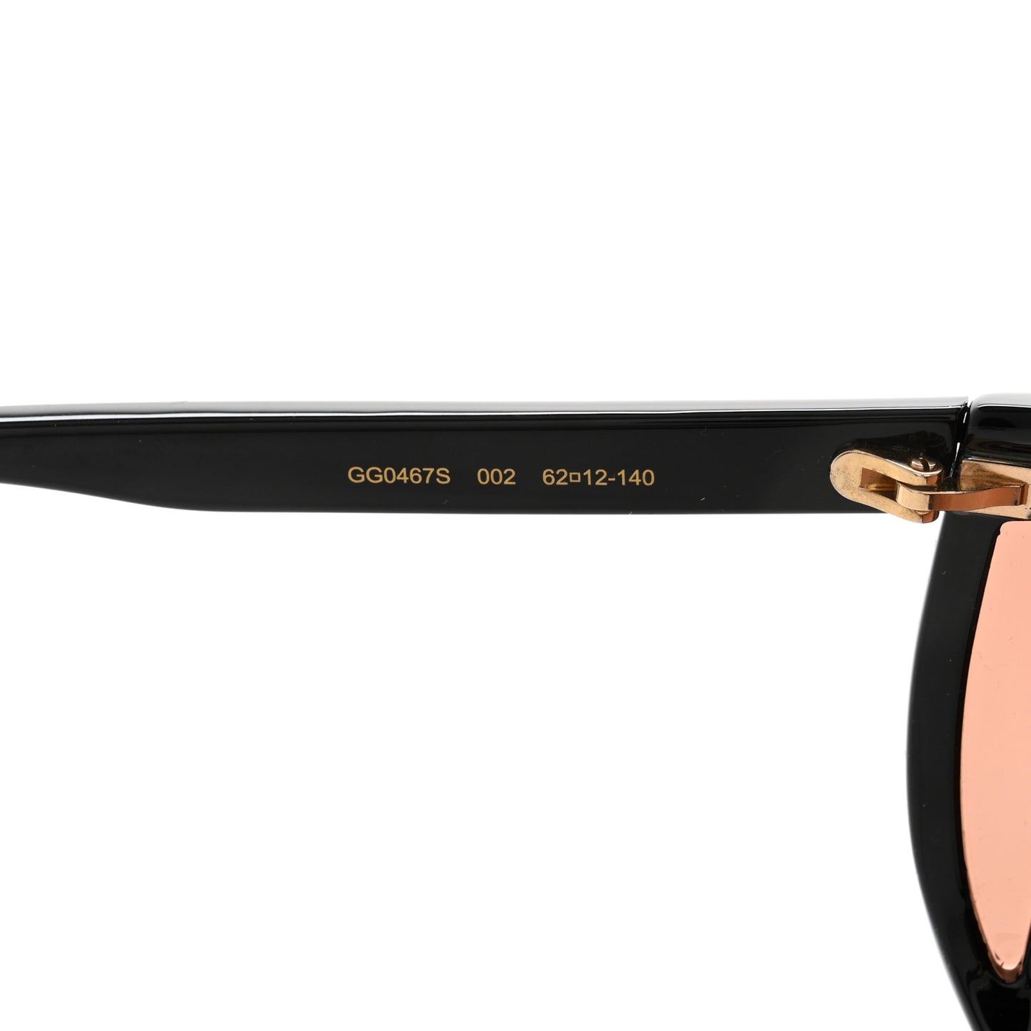 Acetate Shield Sunglasses GG0467S Black