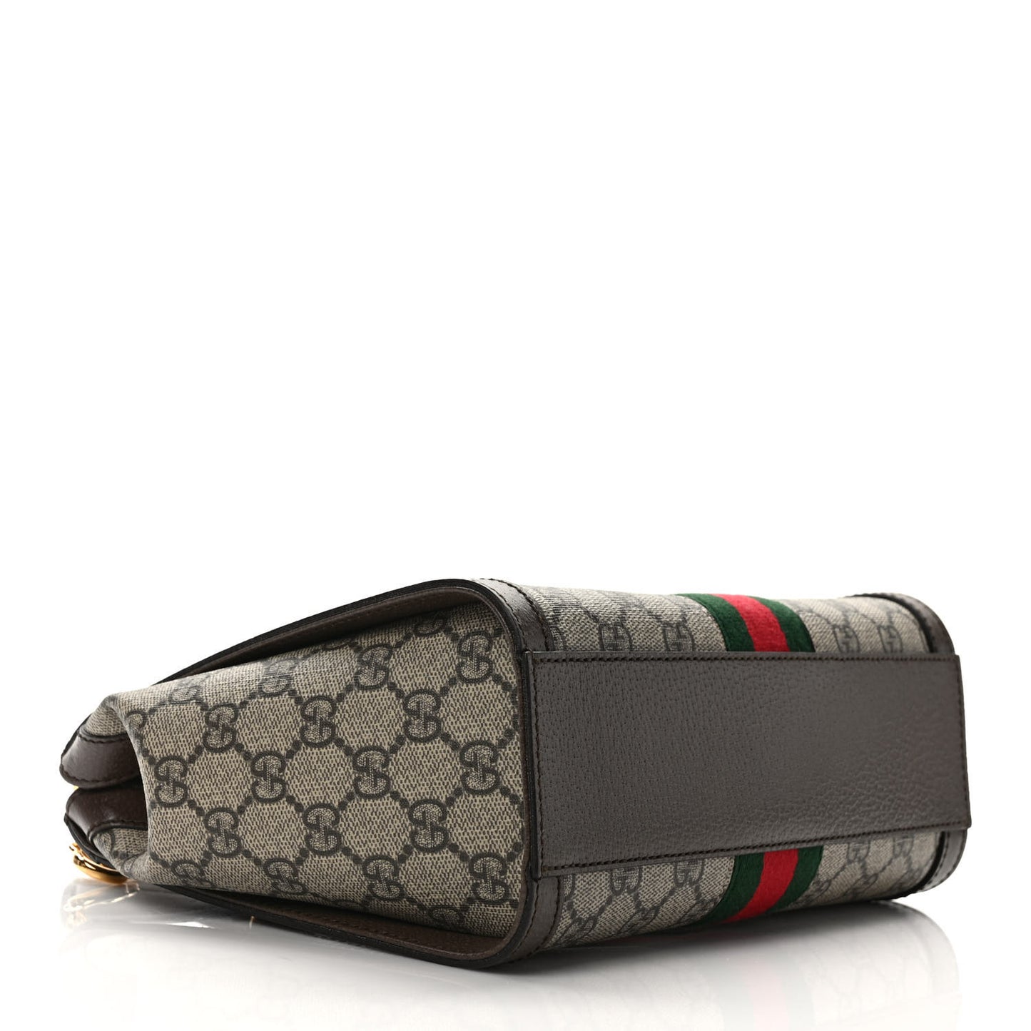 GG Supreme Monogram Small Ophidia Tote Bag Brown