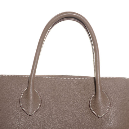 Hermes Taurillon Clemence Sac De Voyage Bolide 47 Etoupe 4 of 17