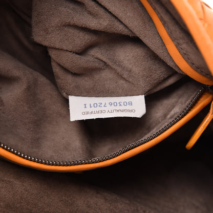 Bottega Veneta Nappa Intrecciato Large Veneta Hobo Orange 9 of 10
