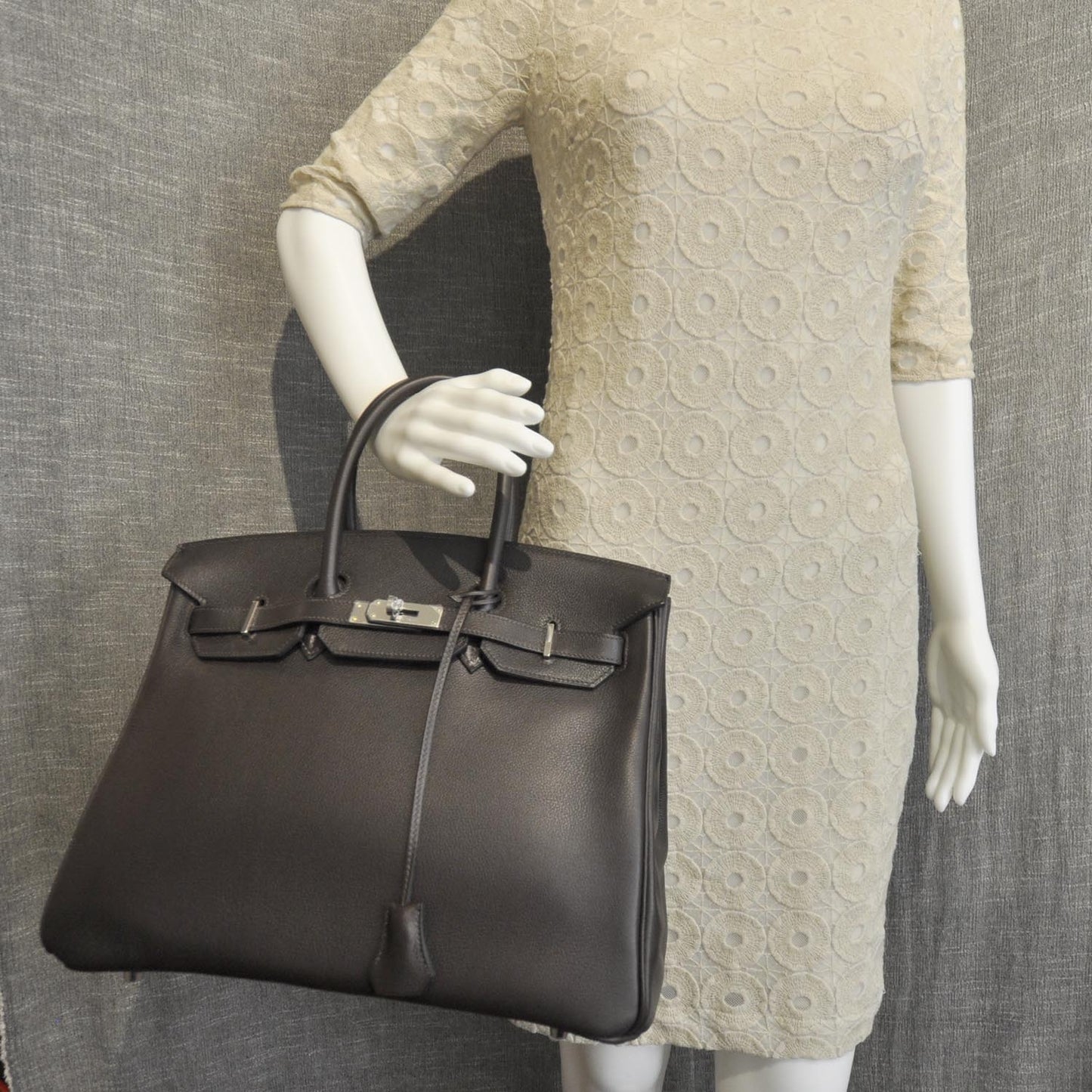 Chevre de Coromandel Birkin 35 Brown