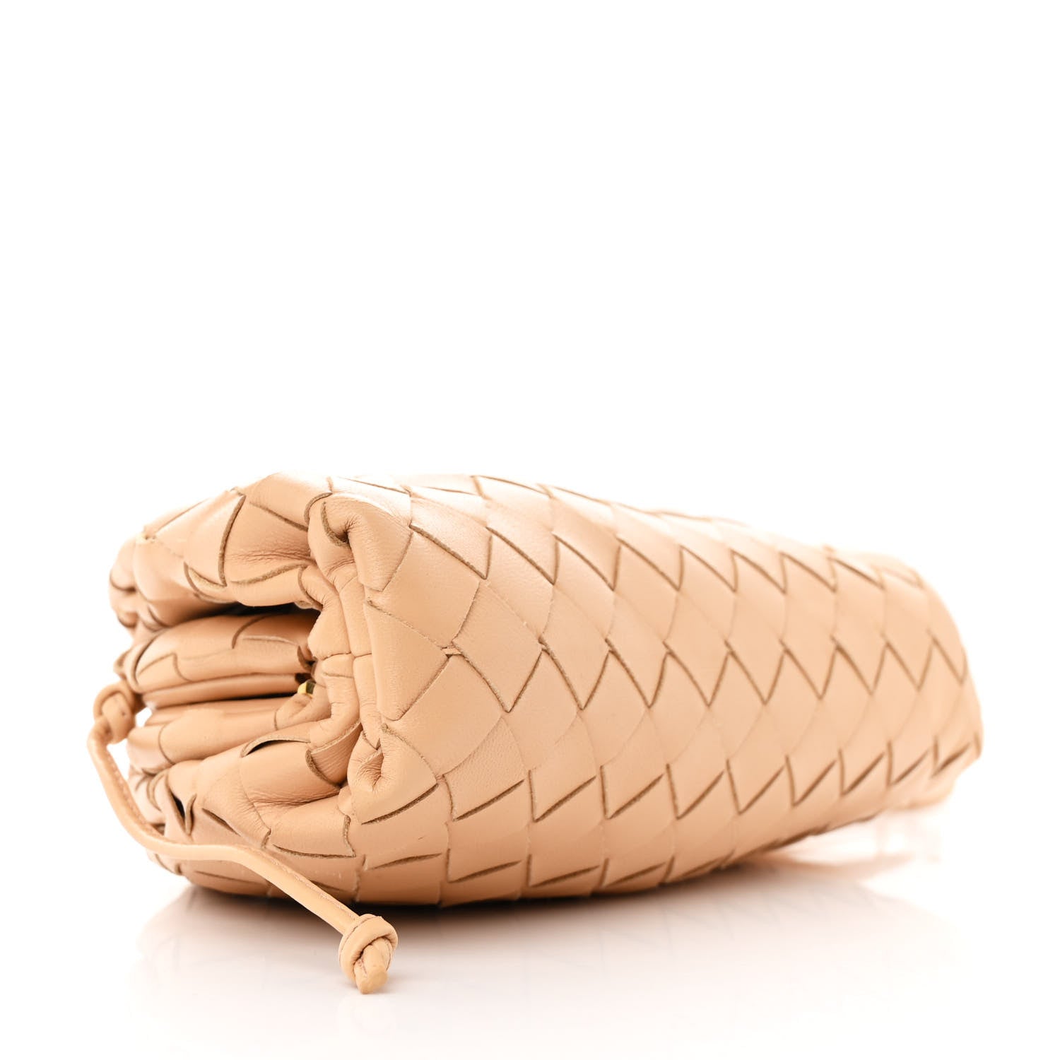 Bottega Veneta Nappa Intrecciato The Mini Pouch Almond 4 of 10