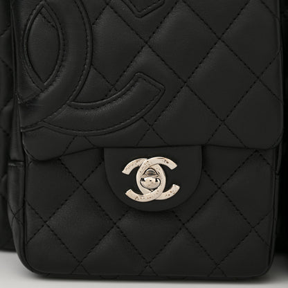 Chanel Calfskin Quilted Large Cambon Multipocket Reporter Black 11 of 12