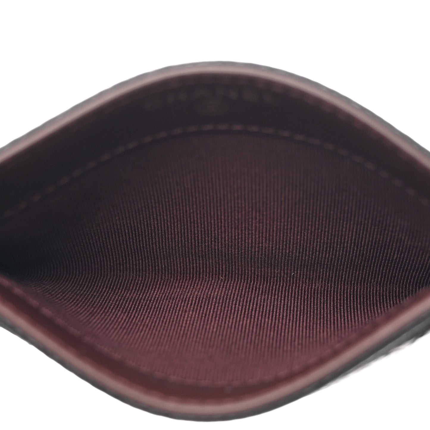 Caviar Quilted Card Holder Black