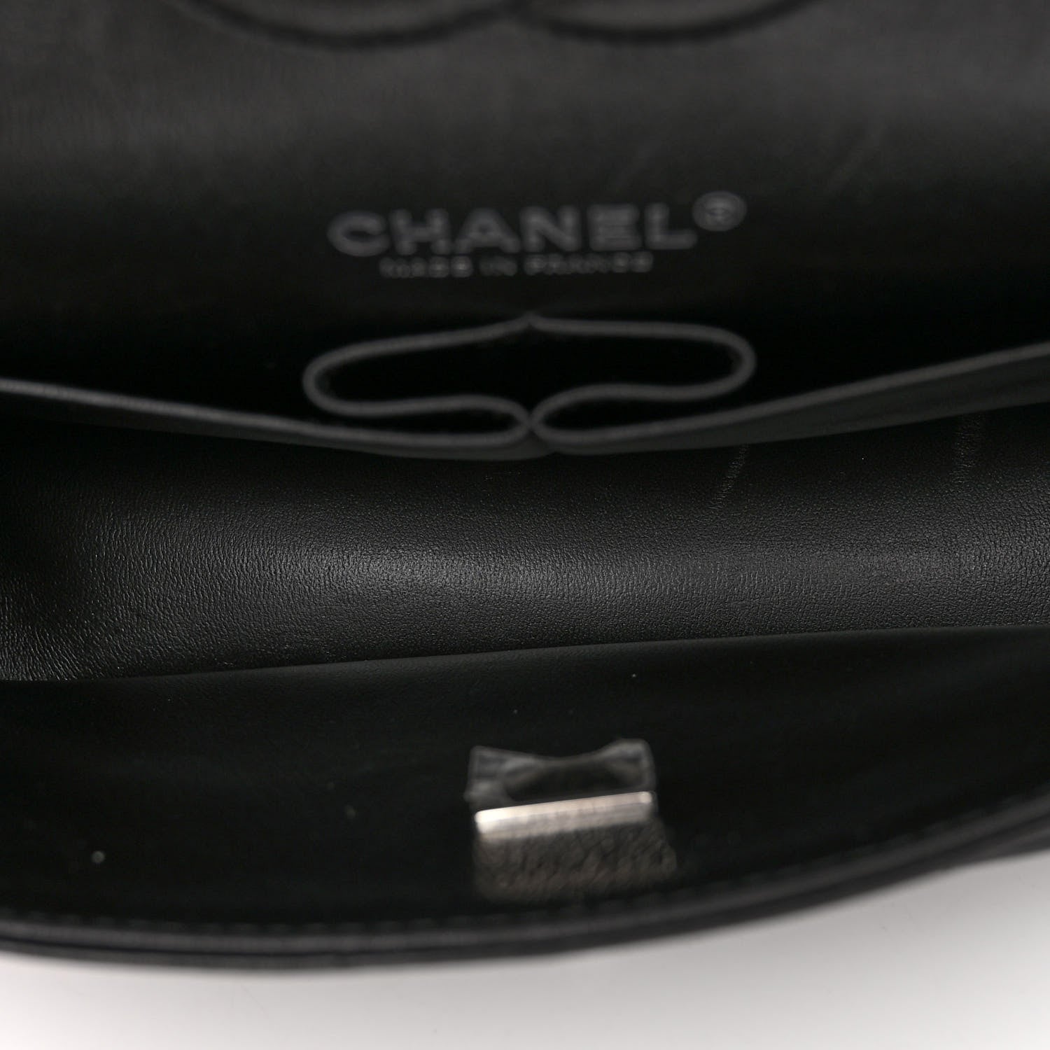 Chanel Lambskin Quilted Medium Double Flap So Black 5 of 10