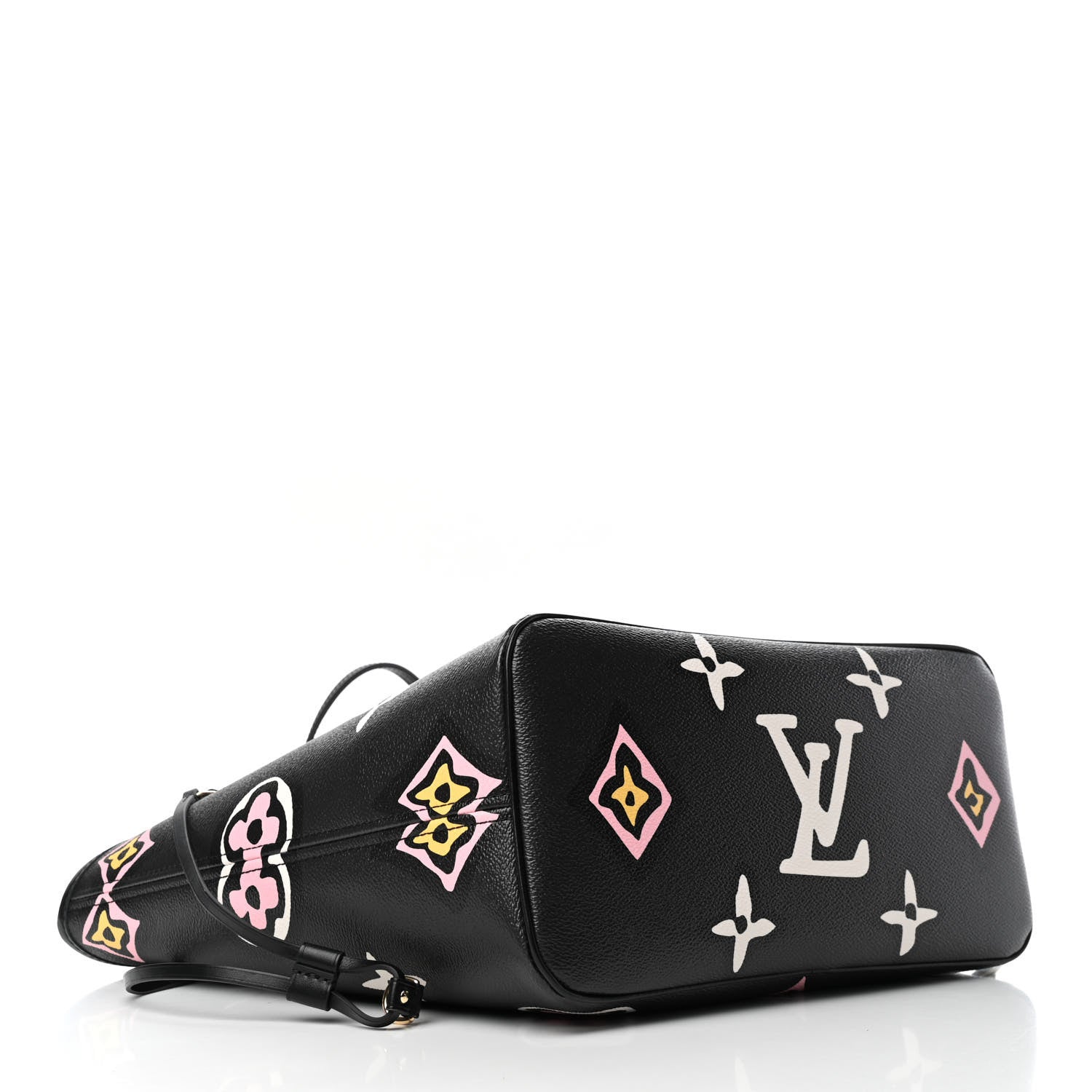 Louis Vuitton Monogram Giant Wild At Heart Neverfull MM Black 3 of 4