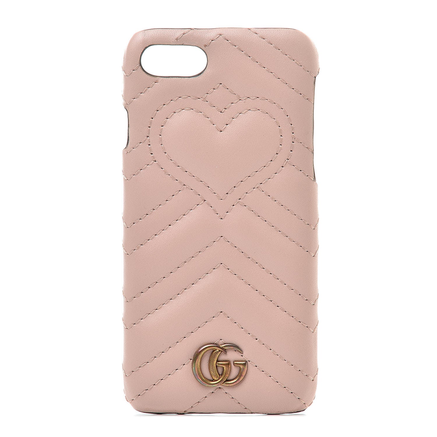 Gucci Calfskin Matelasse Marmont iPhone 7 Case Pink 1 of 8