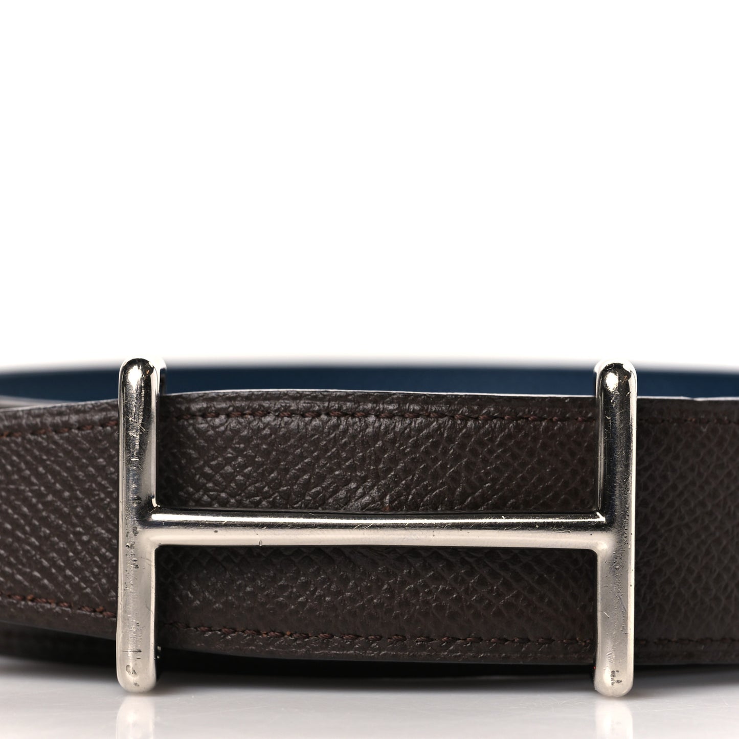 Epsom 32mm Idem Belt 85 34 Chocolate Bleu De Malte