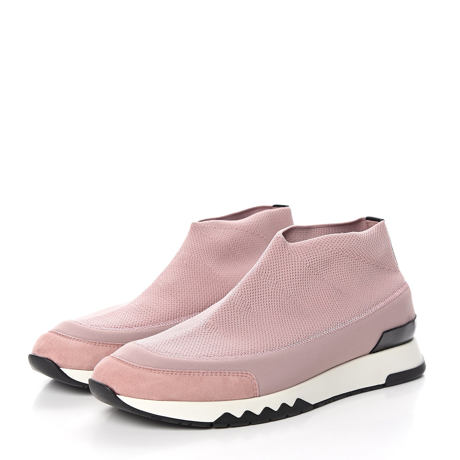 Hermes Mesh Technical Canvas Womens Tokyo Sneakers 36 Rose 3 of 10