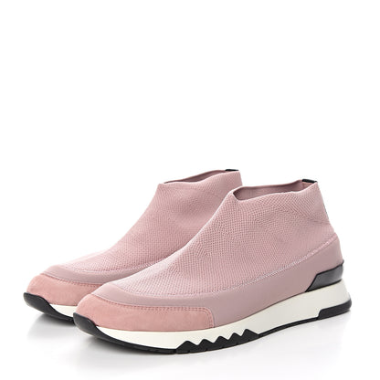 Hermes Mesh Technical Canvas Womens Tokyo Sneakers 36 Rose 3 of 10