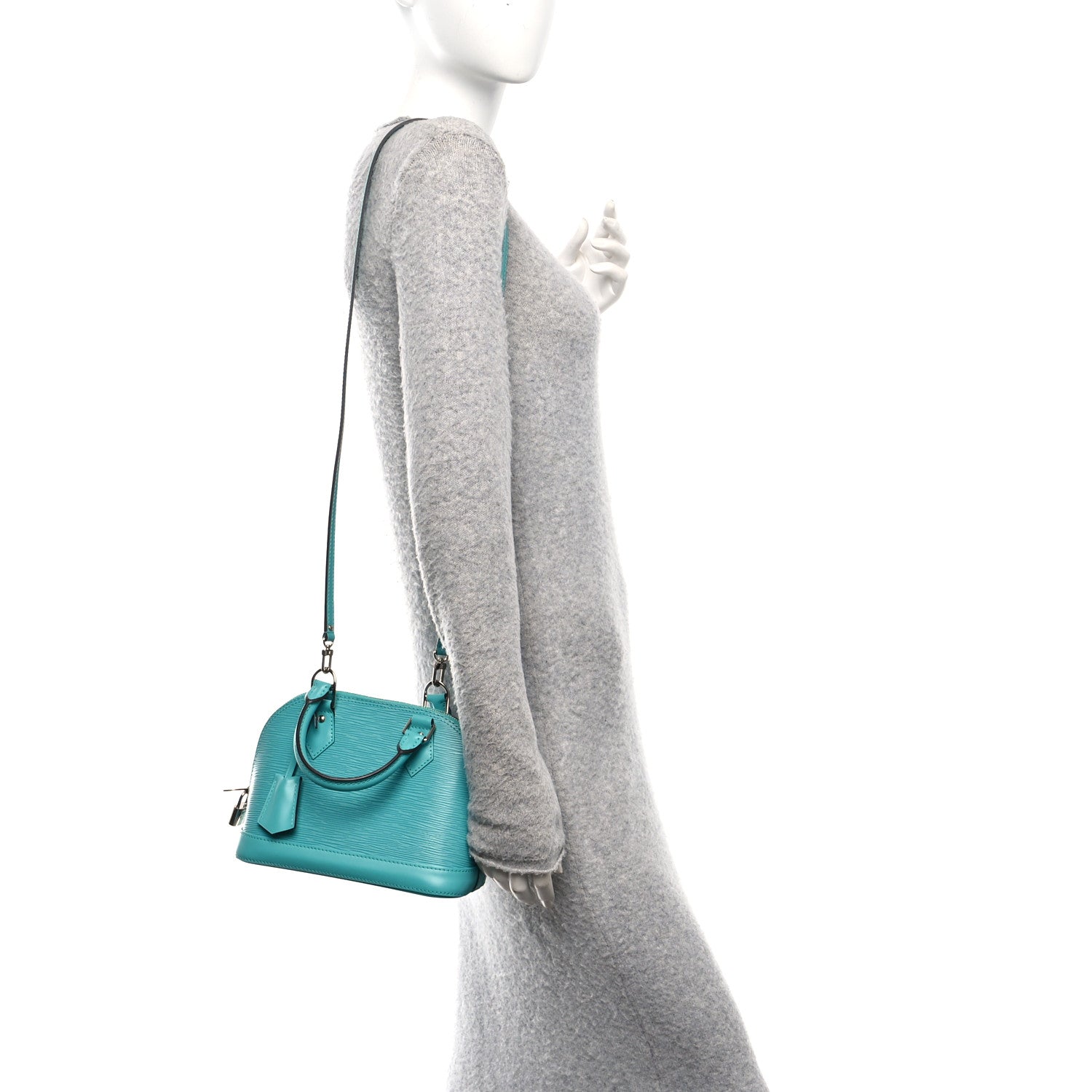 Louis Vuitton Epi Alma BB Turquoise 2 of 14