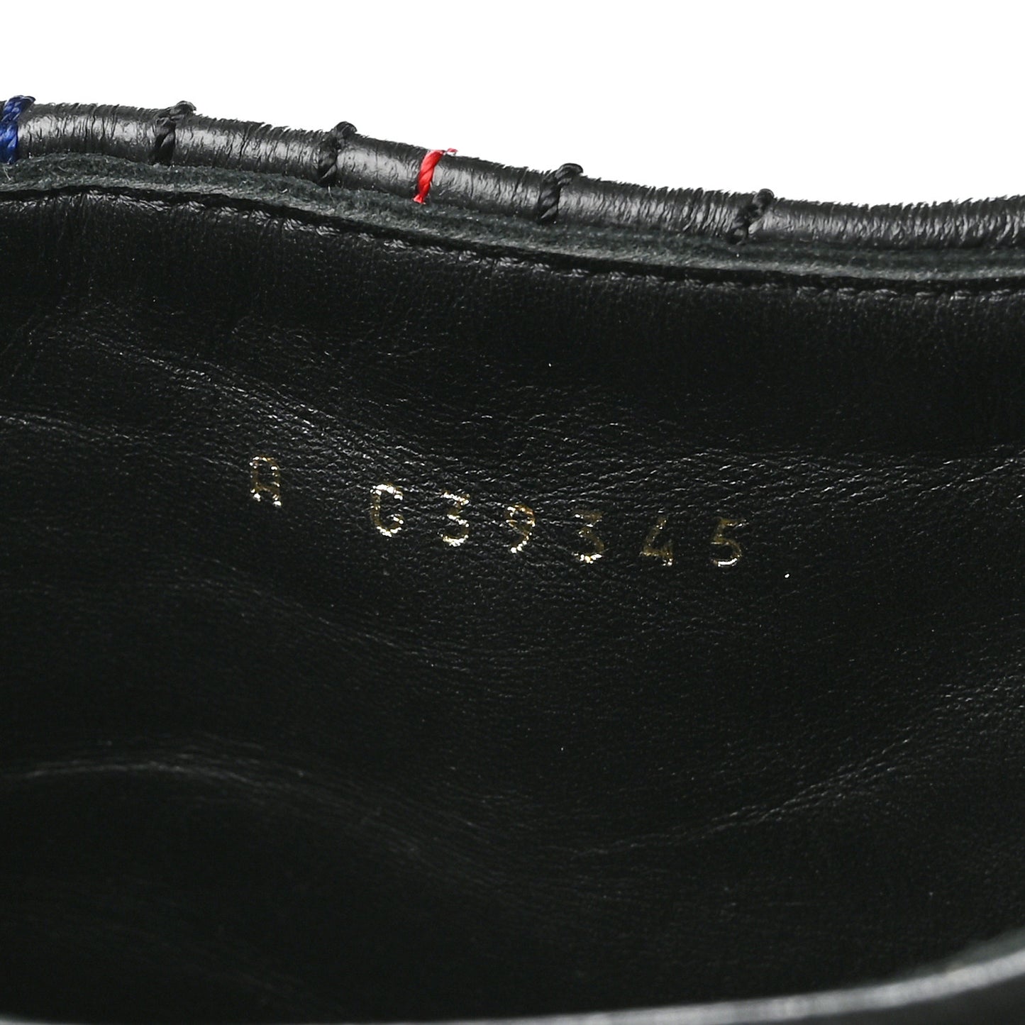 Lambskin Stitched Logo Fold Over High Boots 41 Black