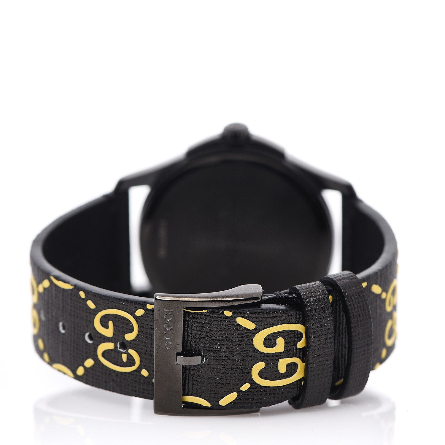 Gucci PVD Stainless Steel Canvas 38mm G-Timeless GucciGhost Quartz Watch Black 3 of 5