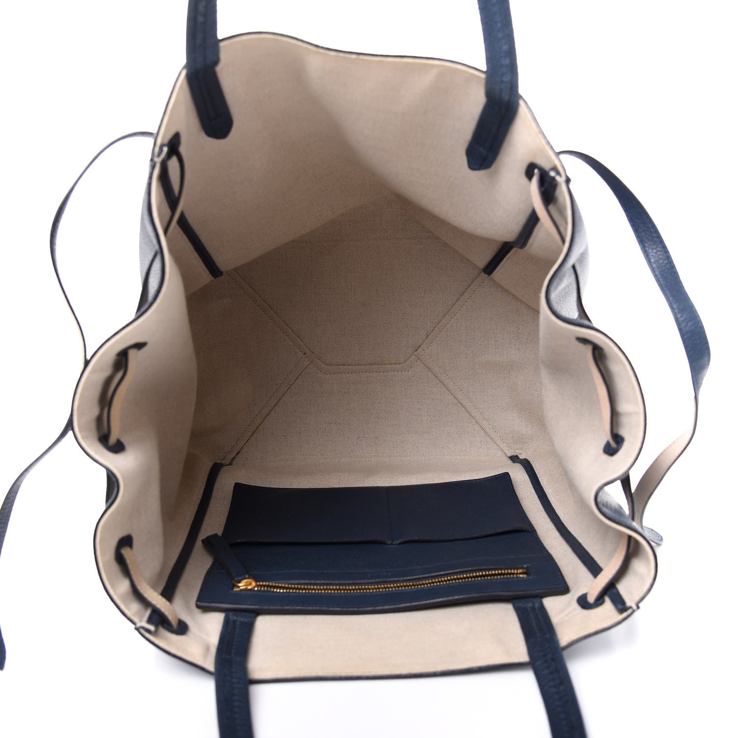 Celine Soft Grained Calfskin Medium Cabas Phantom Slate 5 of 10