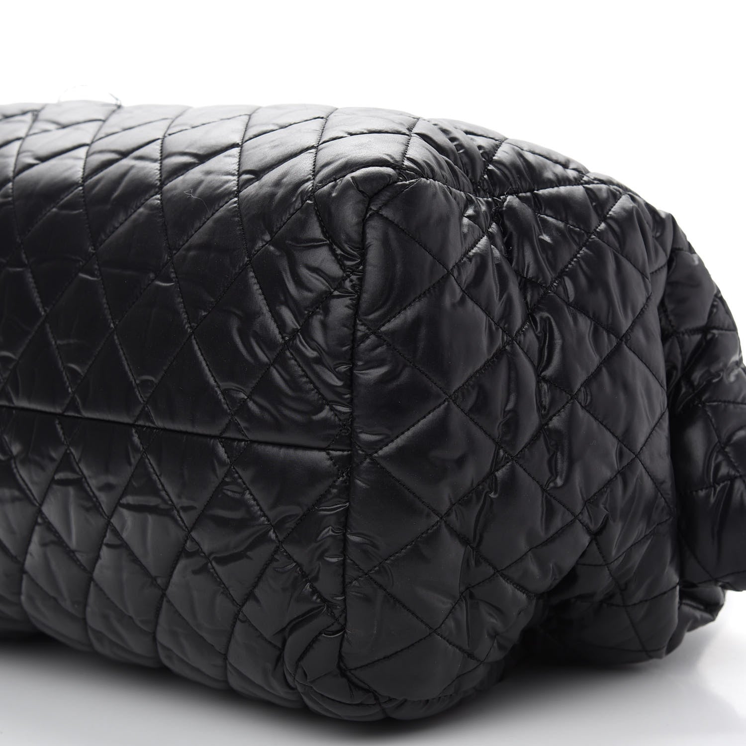 Chanel Nylon Quilted Medium Coco Cocoon Tote Black 12 of 12