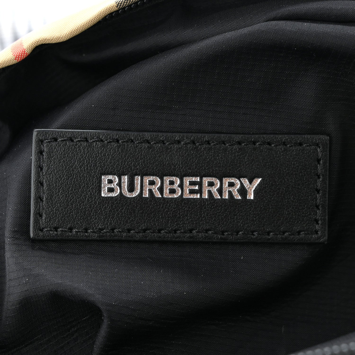 Burberry Nylon Rex Vintage Check Convertible Backpack Bum Bag Archive Beige Grey 5 of 15