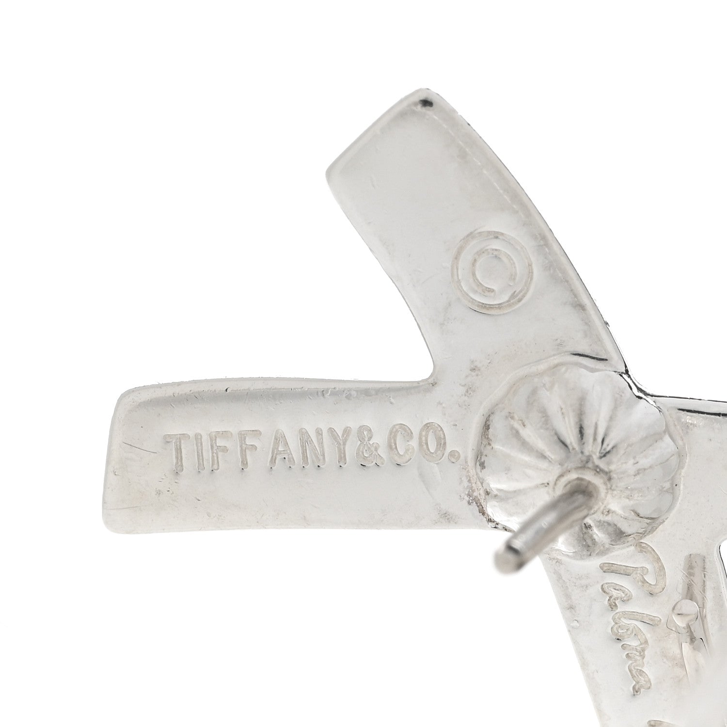 Tiffany Sterling Silver Paloma Picasso Graffiti X Earrings 4 of 7