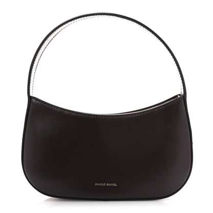 Mansur Gavriel Calfskin Bonbon Top Handle Bag Aubergine 1 of 9