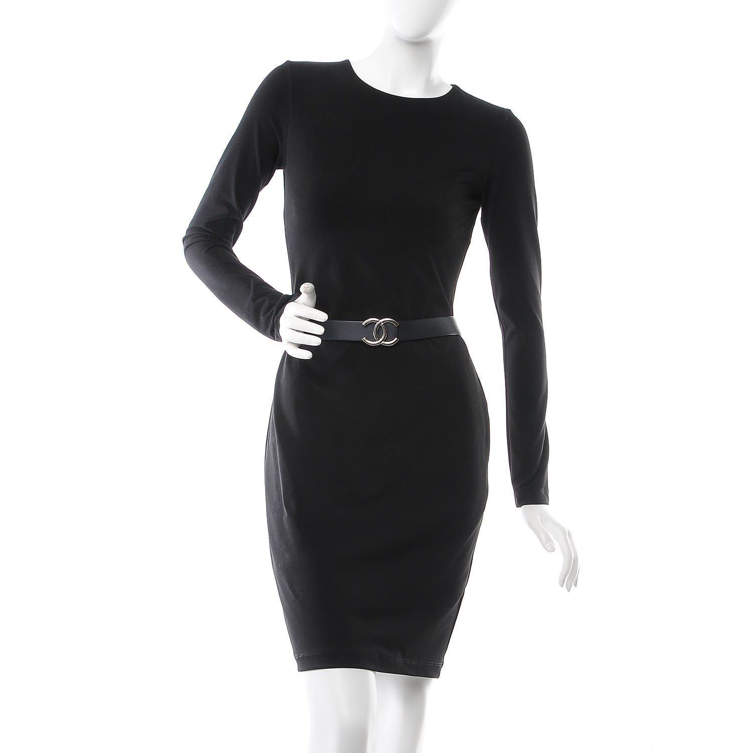 Chanel Calfskin CC Reversible Belt 90 36 Black Navy 2 of 7