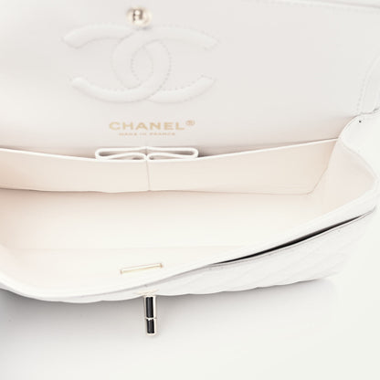 Chanel Caviar Quilted Small Double Flap White 5 of 9
