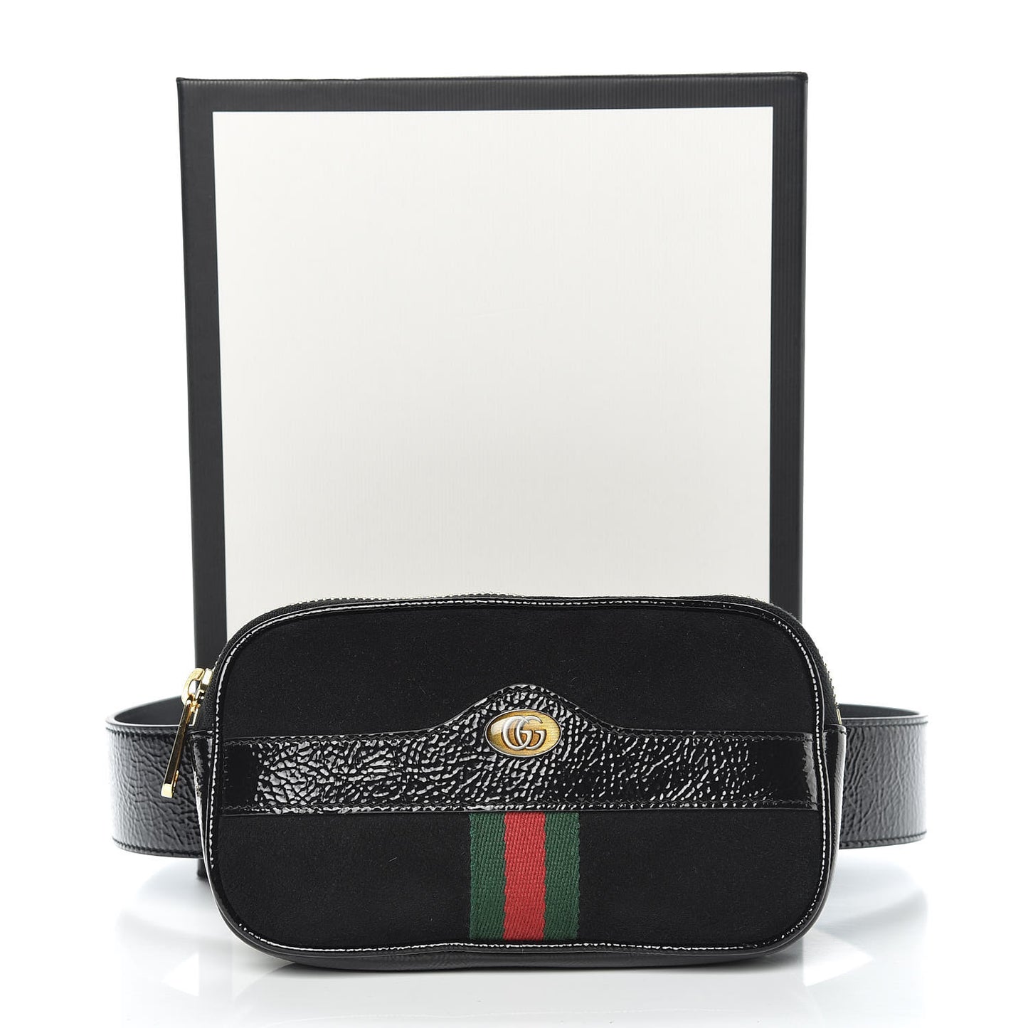 Suede Patent Ophidia Belted iPhone Case 75 30 Black