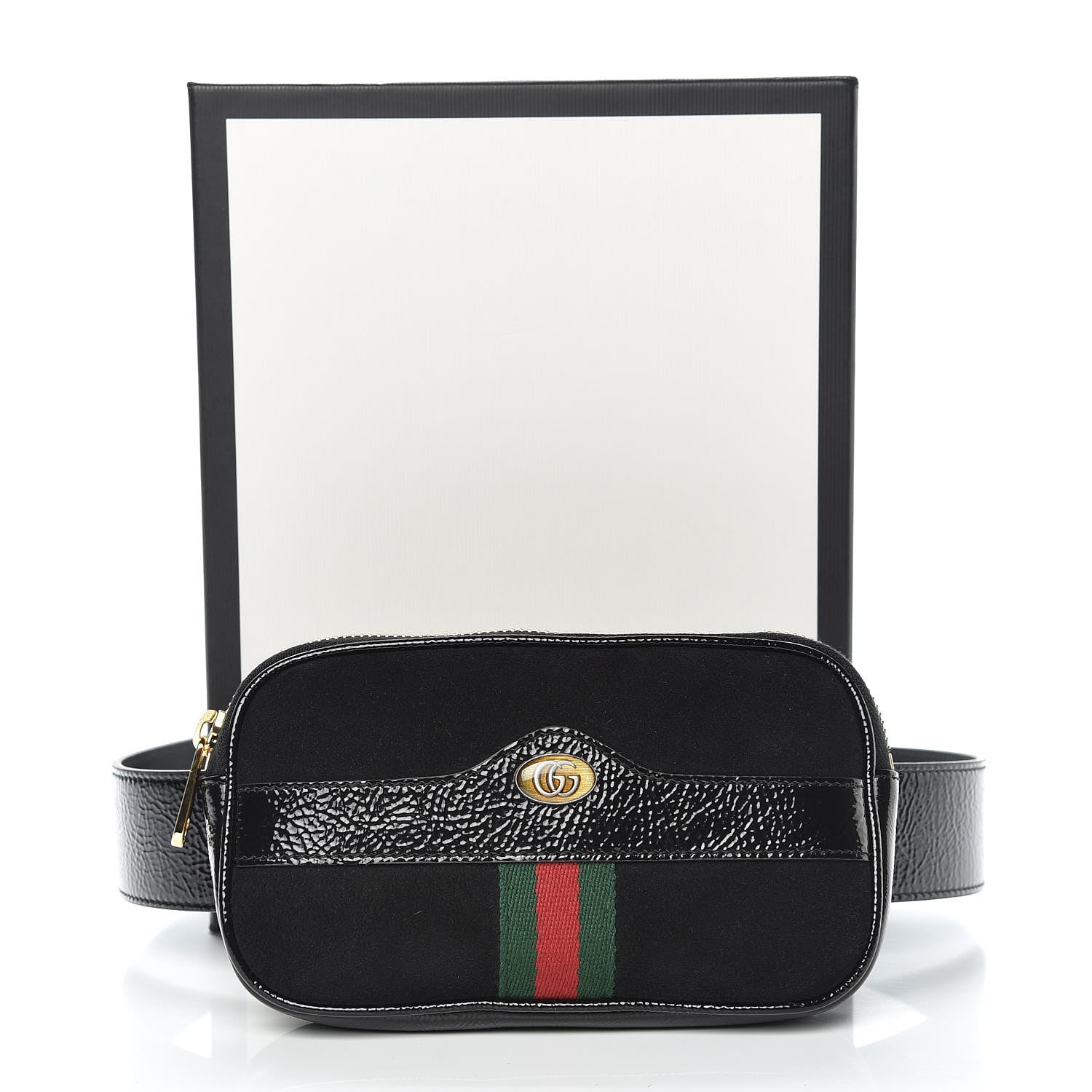 Gucci Suede Patent Ophidia Belted iPhone Case 75 30 Black 10 of 10