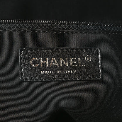 Chanel Calfskin Chevron CC All Day Tote Black 6 of 10