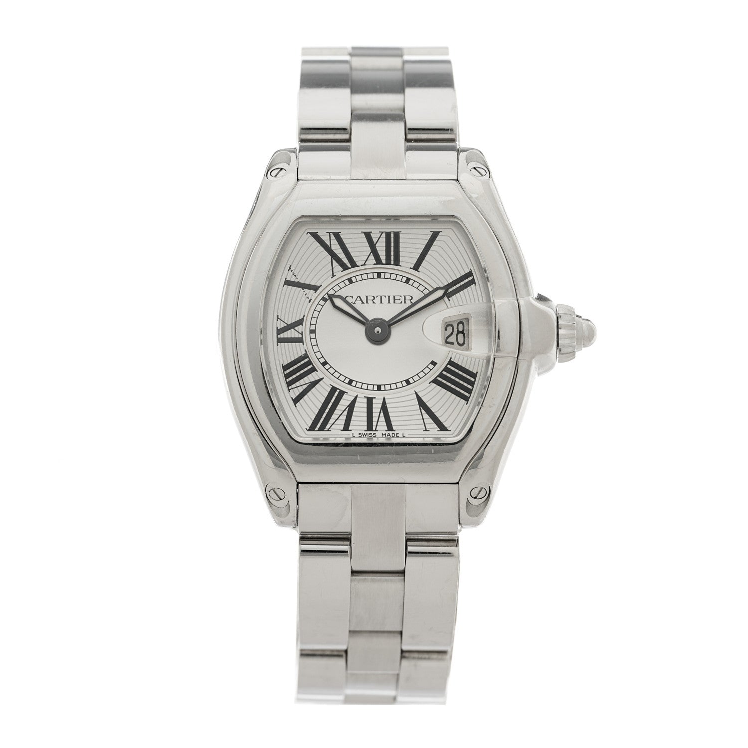 Cartier Stainless Steel 31mm Roadster Quartz Watch 1 of 4