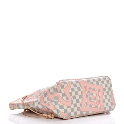 Louis Vuitton Damier Azur Tahitienne Neverfull MM 5 of 11