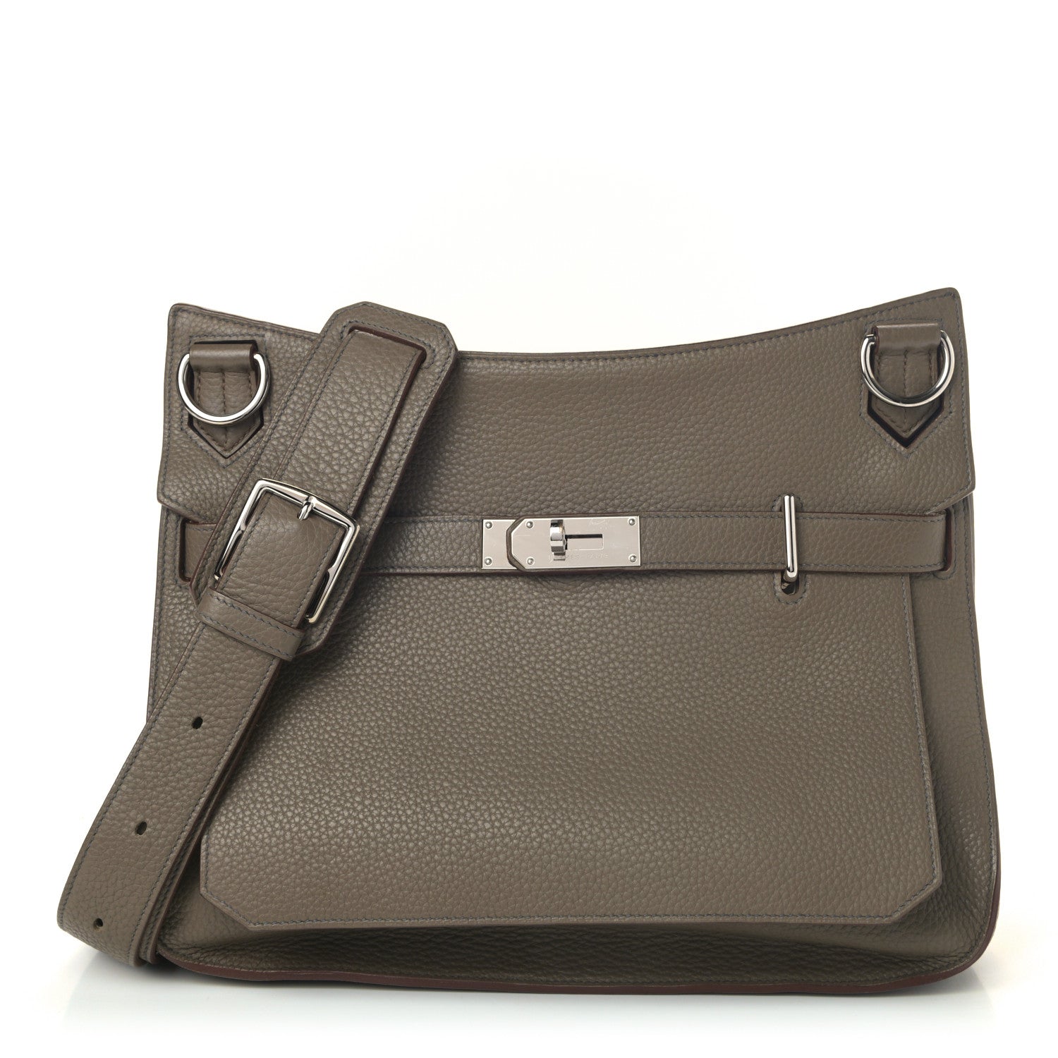 Hermes Taurillon Clemence Eclat Jypsiere 34 Etain Bleu Indigo 1 of 10