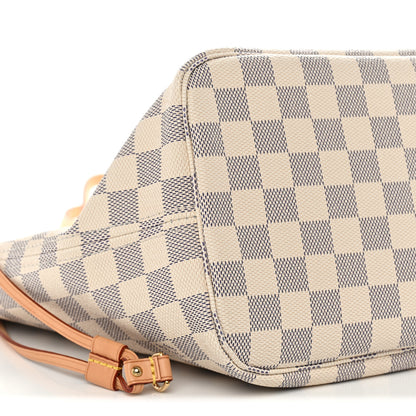 Louis Vuitton Damier Azur Neo Neverfull MM Rose Ballerine 10 of 13