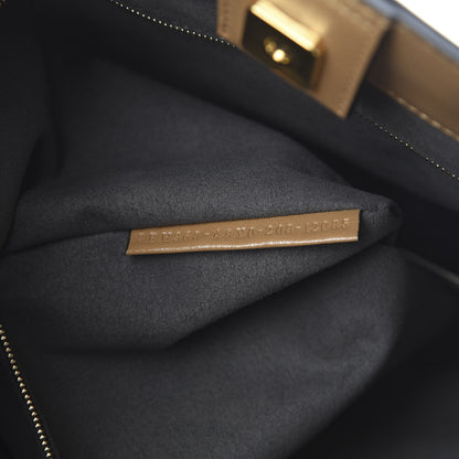 Fendi Vitello Glacier Medium FF Tote Nocciola 6 of 9