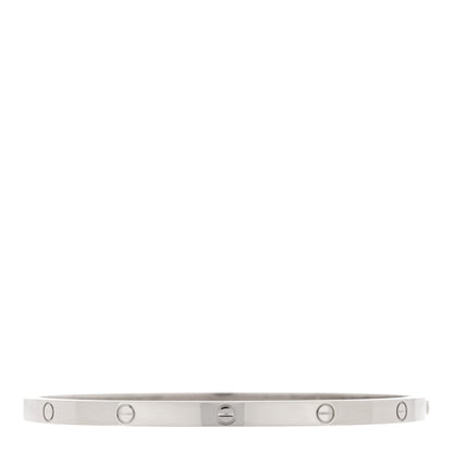Cartier 18K White Gold Small LOVE Bracelet 17 1 of 3
