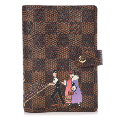 Louis Vuitton Damier Ebene Illustre Small Ring Agenda 1 of 6