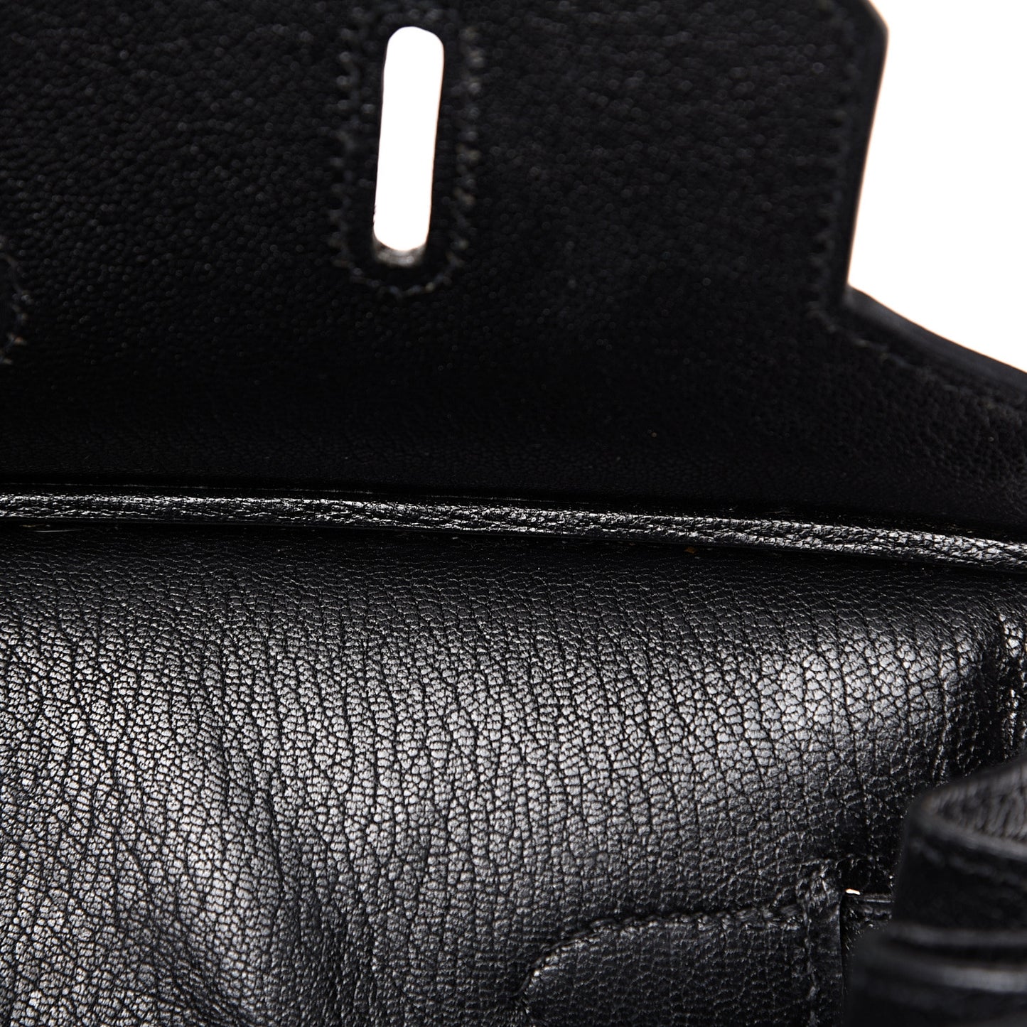 Chevre De Coromandel Birkin 40 Black