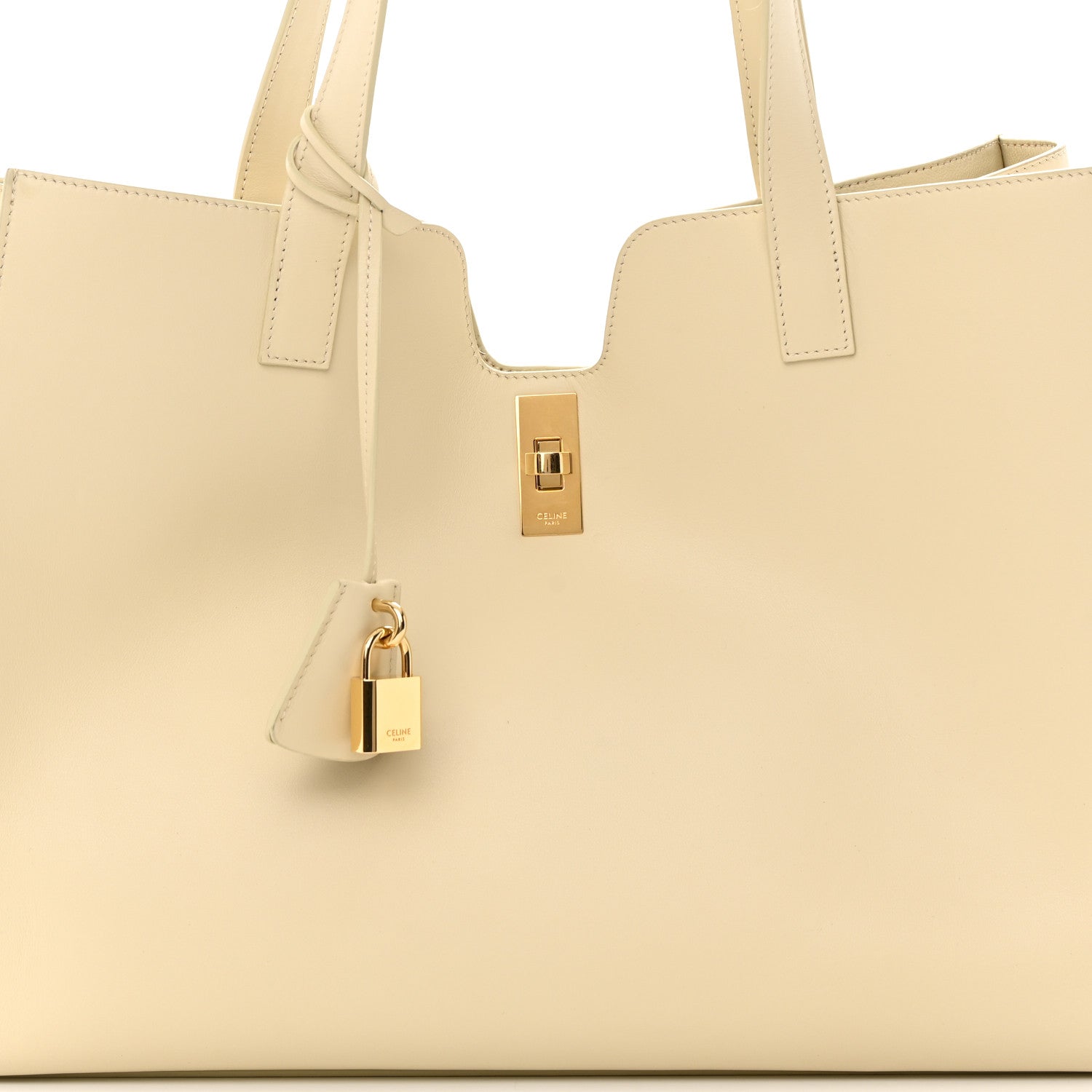 Celine Smooth Calfskin Cabas 16 Bag Limestone 8 of 12