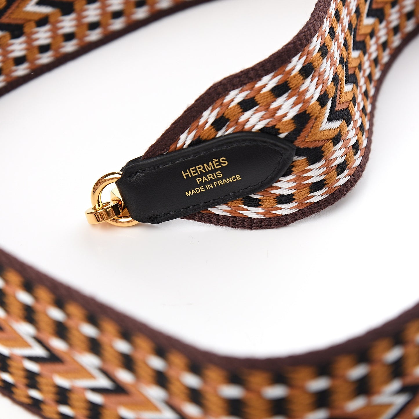 Toile Swift Sangle Allegro 50mm Shoulder Strap Sesame White Black