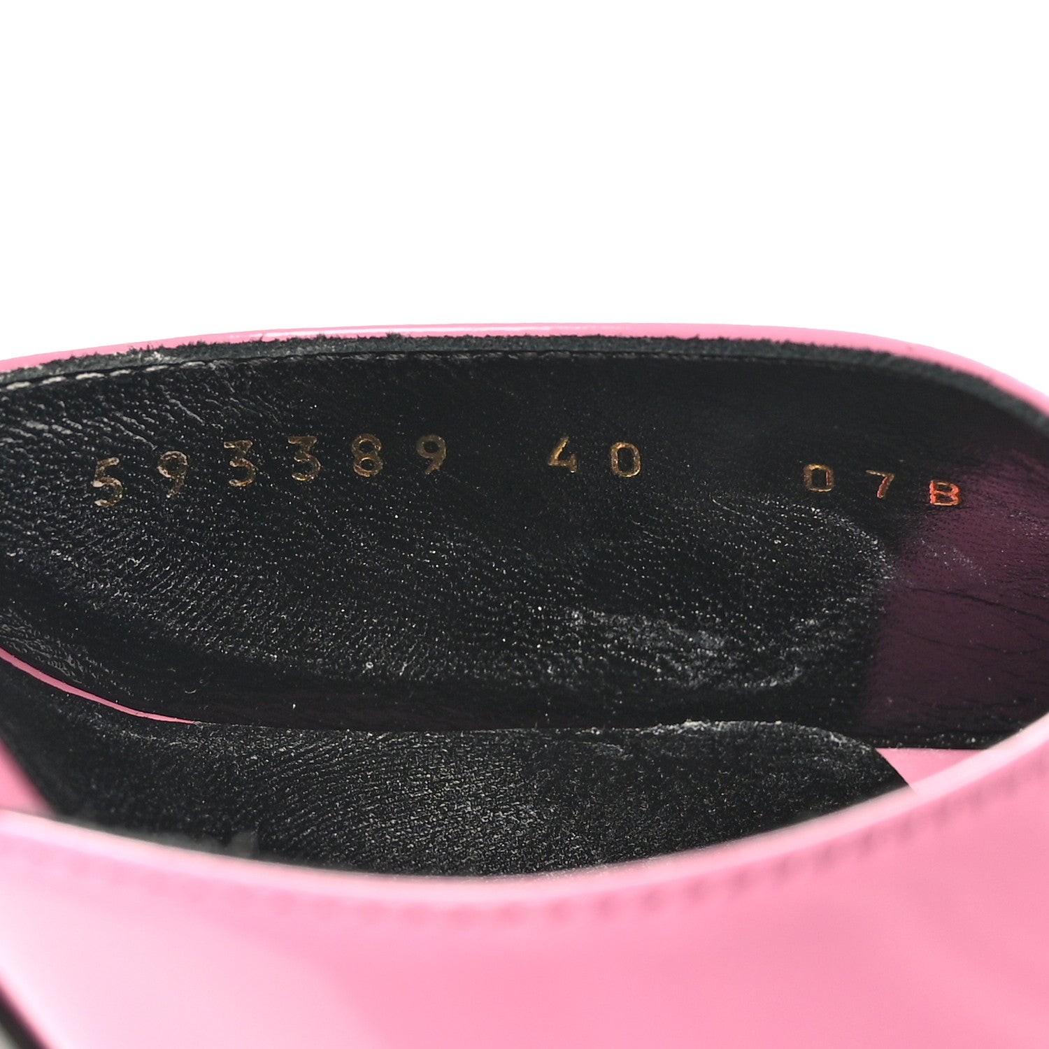 Gucci Patent Calfskin High Heel Slides Pink Plexi 40 6 of 8