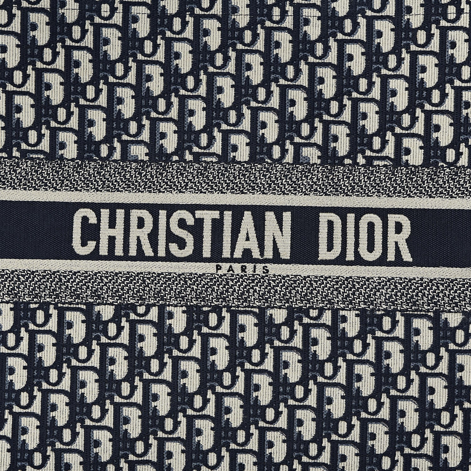 Christian Dior Oblique Book Tote Blue Multicolor 11 of 11