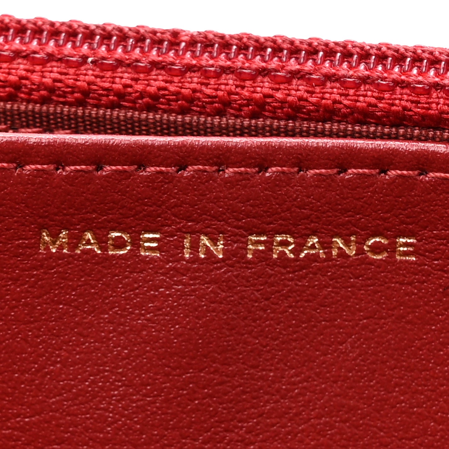 Caviar Quilted Boy Wallet On Chain WOC Red