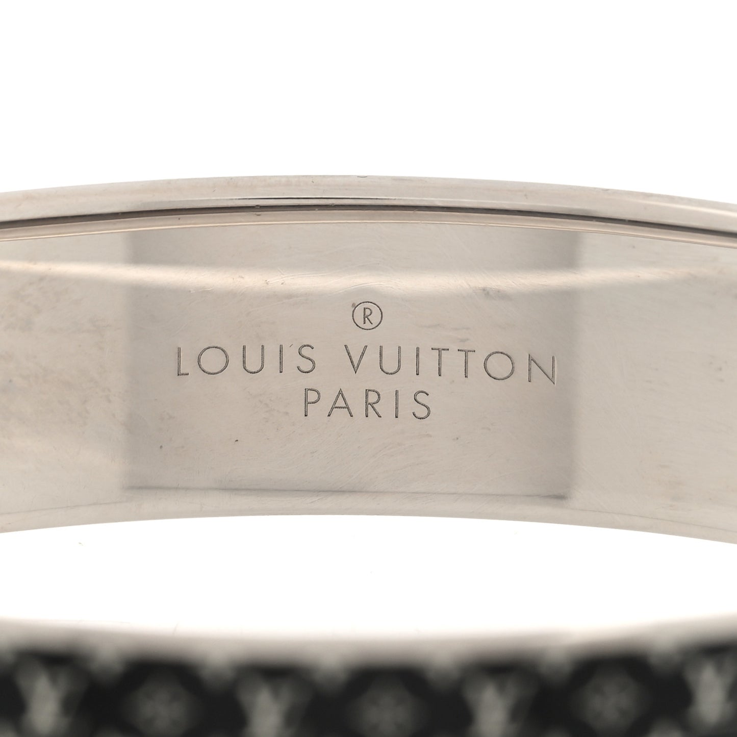 Metal Enamel Confidential Bangle Bracelet M