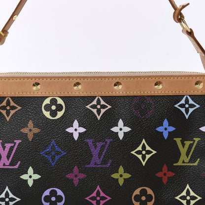 Louis Vuitton Monogram Multicolor Pochette Accessories Black 11 of 11